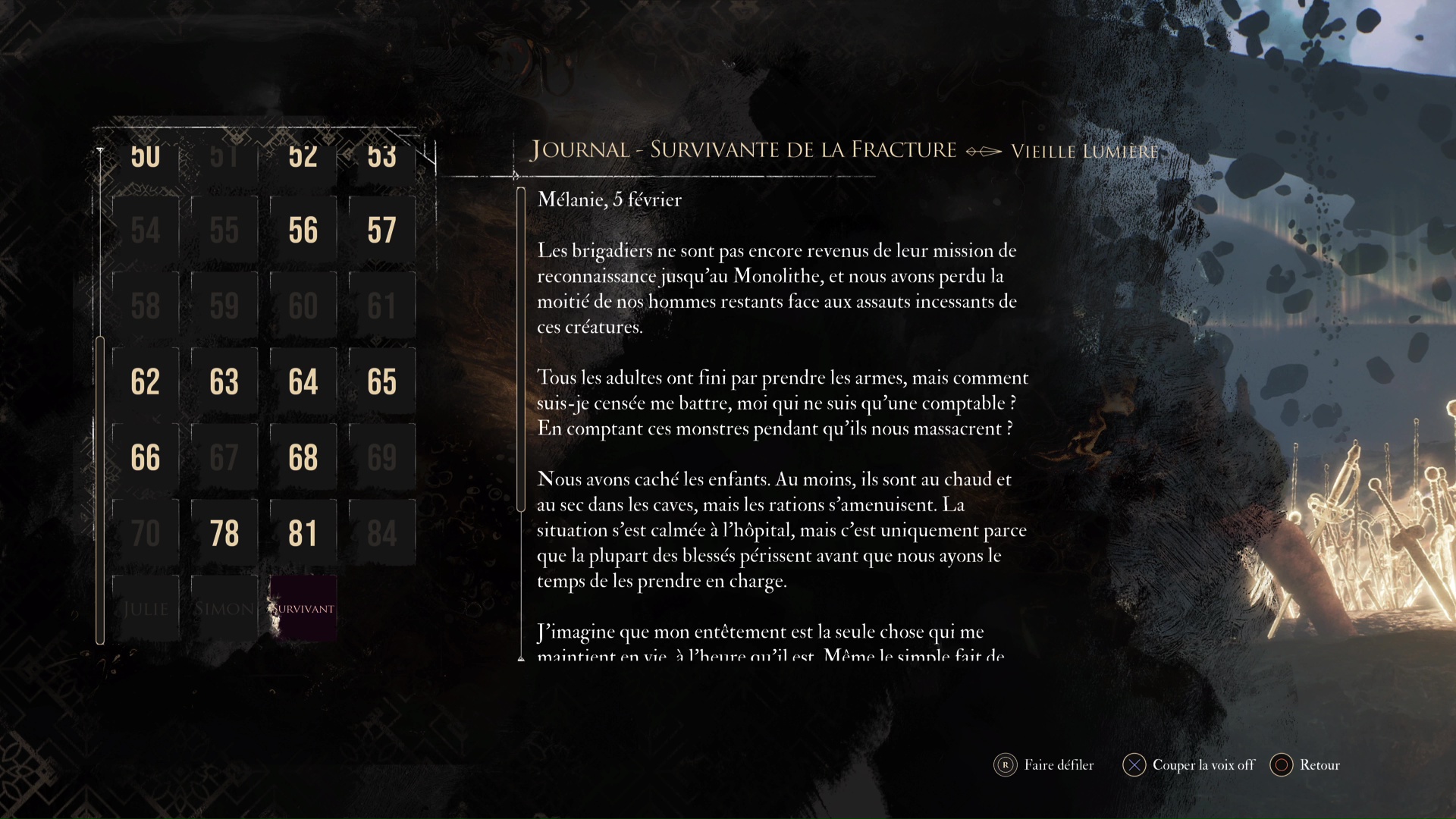 Clair obscur expedition 33 journal survivant 5 8 Clair obscur expedition 33 journal survivant 5 8