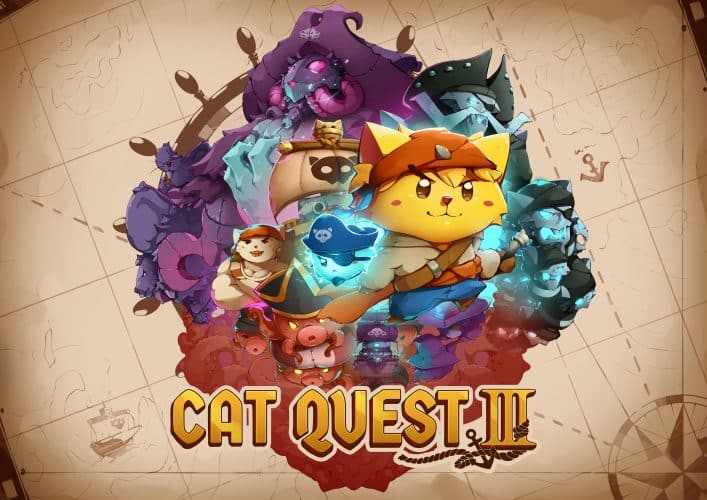 Image d\'illustration pour l\'article : Cat Quest: Pirates of the Purribean : L&rsquo;action-RPG se renomme Cat Quest III et s&rsquo;offre un trailer de gameplay