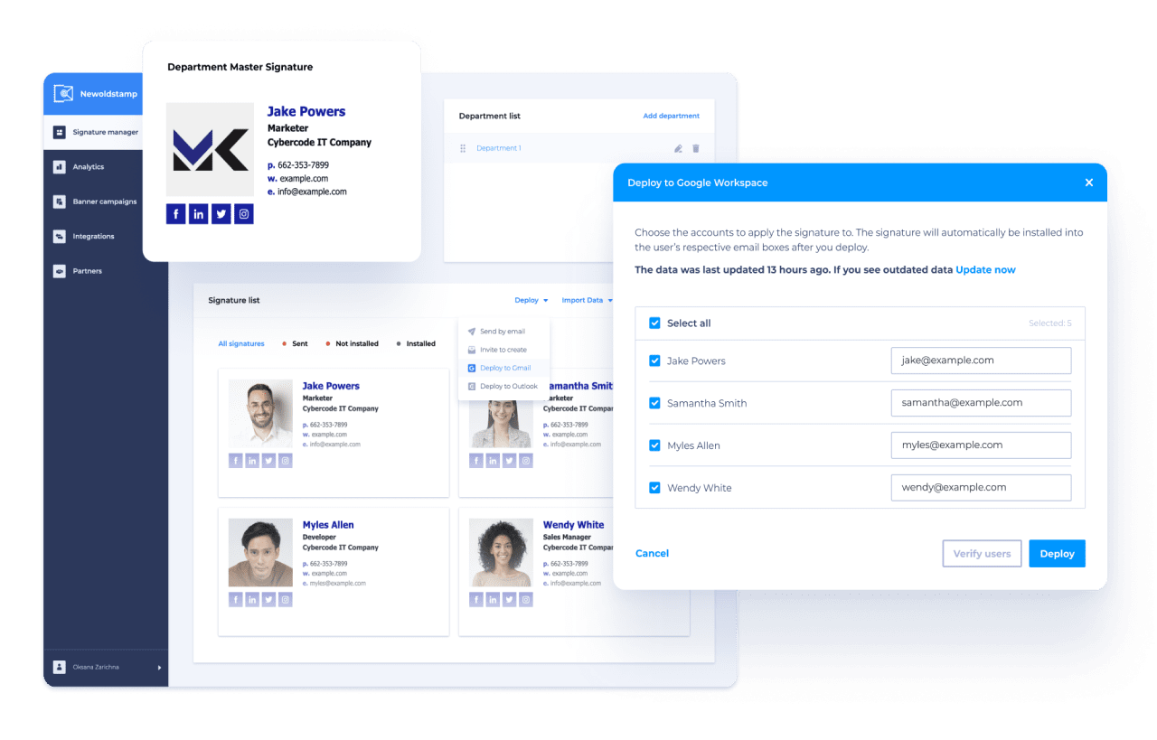 Impact of email signatures on business communication