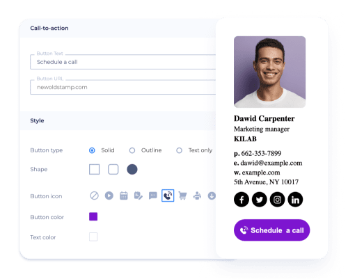 Add CTA buttons to your email signature to drive conversions