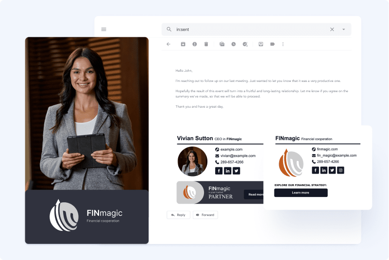Business Owner Email Signature