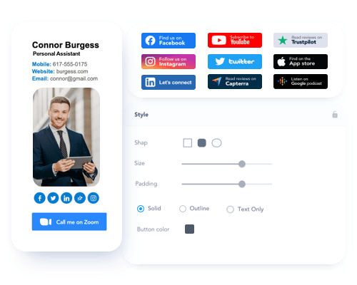 Call-to-action buttons