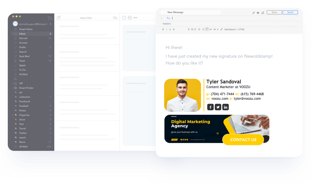 Create Your Personal Email Signature for Airmail