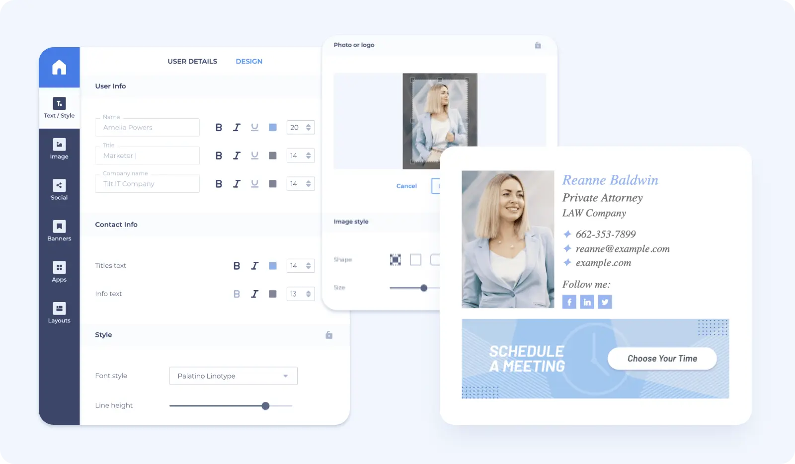 Use an email signature generator - Newoldstamp