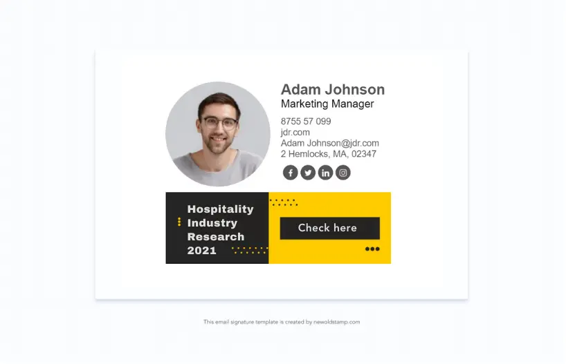 CTA email signature