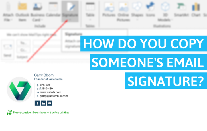 How Do You Copy Someone's Email Signature?