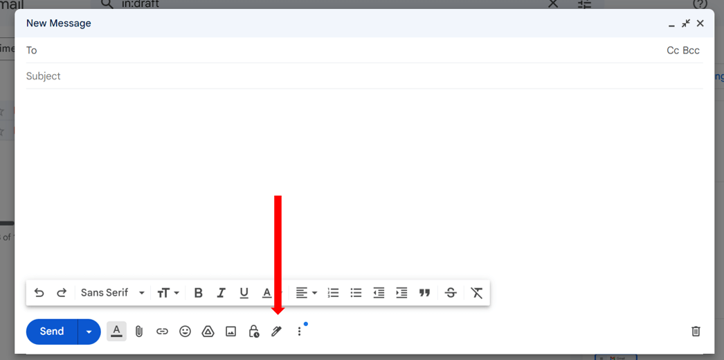 Pen Icon At The Bottom