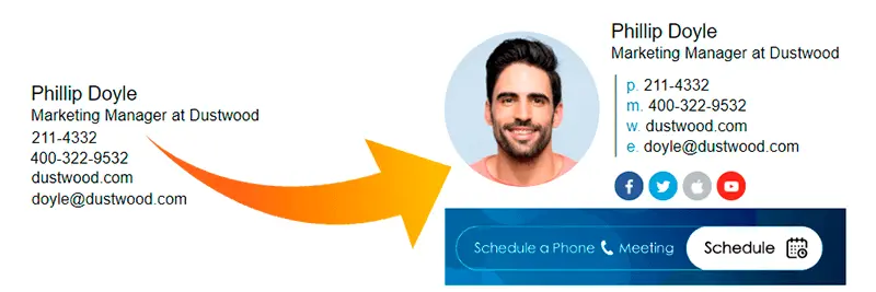 Use a professional email signature