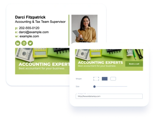Use professional email signatures to promote your services and offers
