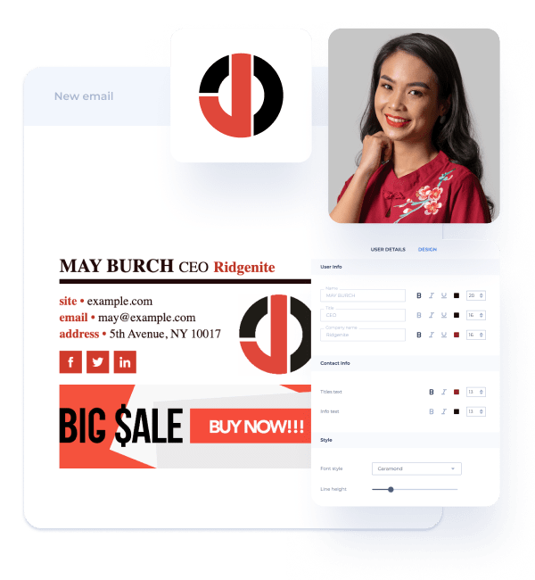 Turn your text signature into a memorable sign-off!