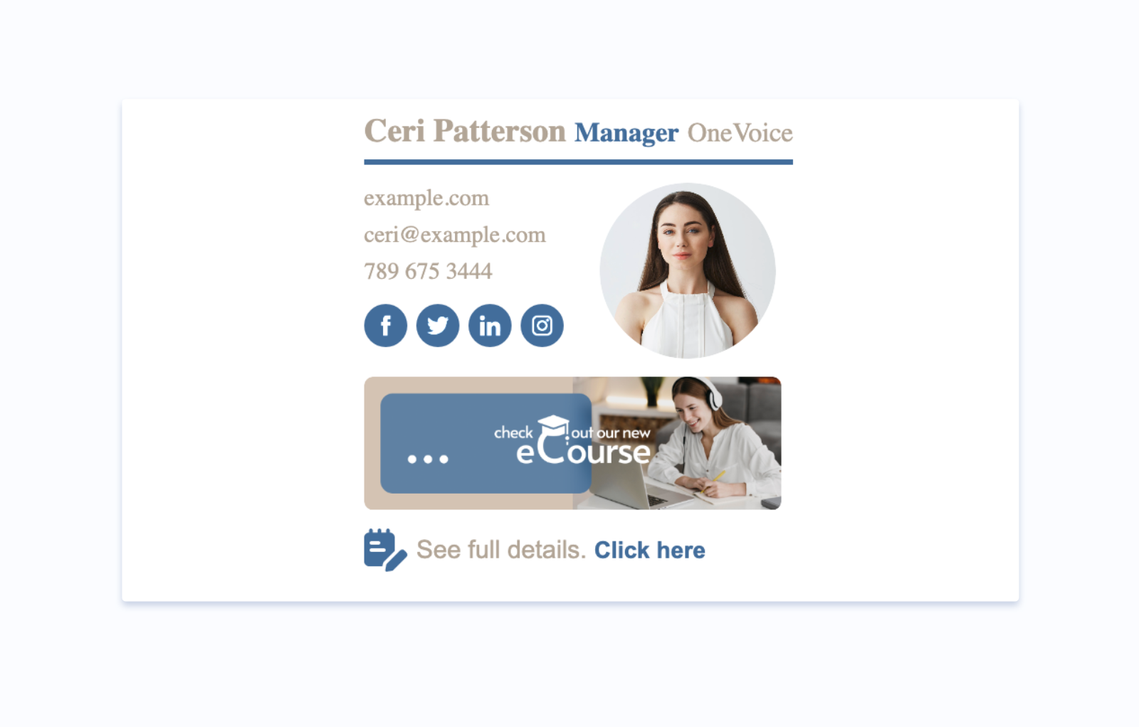 HTML email footers that look great