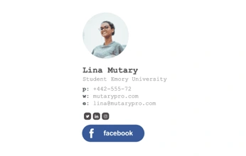 Email signature for students