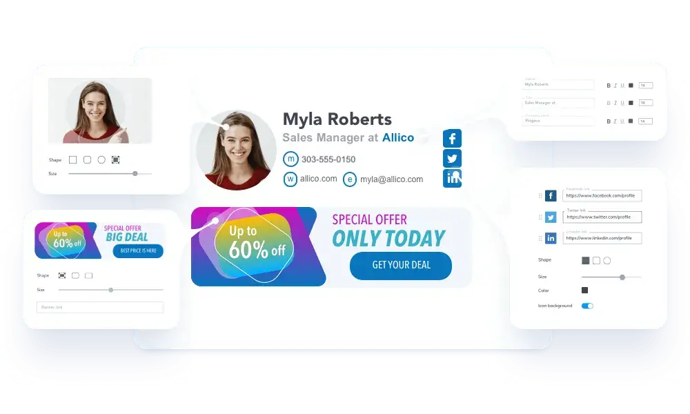 Email Newoldstamp Signature for Sales Managers